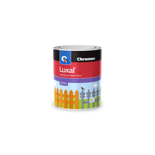 Lak boja za metal i drvo LUXAL CHROMOS