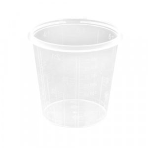 Posuda PVC s mjerama + poklopac 1100 ml - Pribor za farbanje | VAL Trgovina