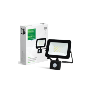 LED Reflektor 30W 6500K IP65 + senzor Green tech - Rasvjetna tijela | VAL Trgovina