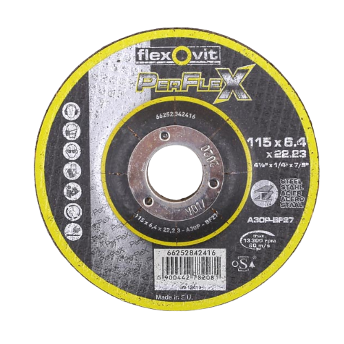 Flexovit perflex brusna ploča za metal 115×6.4