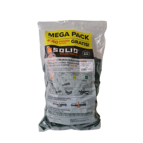 Nivelatori MEGA PACK 3MM 400 KOM + 40 GRATIS