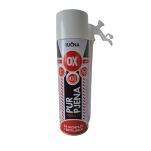 OX Pur Pjena ručna 500ml - Brtvila, Silikoni, PU Pjene | VAL Trgovina