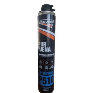 PUR Pjena za stiropor pištoljska TEXO 750 ml - Brtvila, Silikoni, PU Pjene | VAL Trgovina