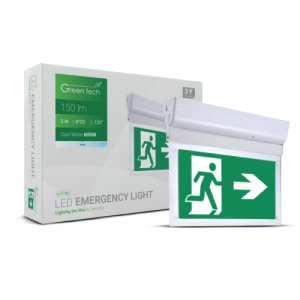 LED svjetiljka za nužnu rasvjetu Green Tech 3W, 6000K - Rasvjetna tijela | VAL Trgovina