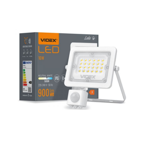 Videx LED REFLEKTOR sa senzorom 10W 5000K - Rasvjetna tijela | VAL Trgovina