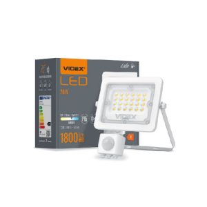 LED Reflektor VIDEX 20W, 1800Lm, 5000K, IP65, Bijeli, s PIR senzorom pokreta - Rasvjetna tijela | VAL Trgovina