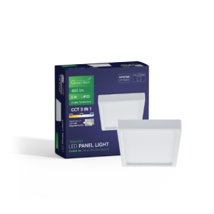 Nadgradni LED Panel GREEN TECH 6W 3CCT Kvadratni - Rasvjetna tijela | VAL Trgovina