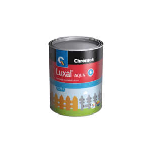 Lak boja za metal i drvo - CHROMOS LUXAL AQUA Bijela 0,65l - Lakovi i Lazure | VAL Trgovina
