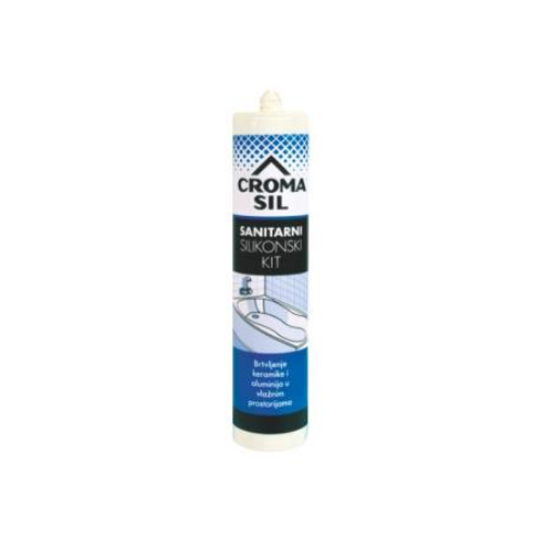 Cromasil sanitarni silikonski kit smeđi 280ml – Kutija 12 kom
