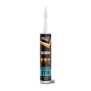Texo sanitarni silikon prozirni S110 280ml – Kutija 12 kom - Shop za majstore | VAL Trgovina