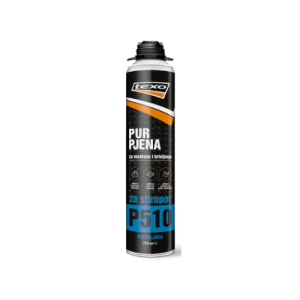 Texo poliuretanska pjena P510 pištoljska za stiropor 750ml – Kutija 12 kom