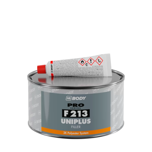 HB BODY F213 UNIPLUS FILLER – univerzalni 2K poliesterski kit za karoseriju (1.8 kg, bež)