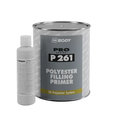 HB BODY P261 POLYESTER FILLING PRIMER – 2K Poliesterski Primer 1L + 50ml
