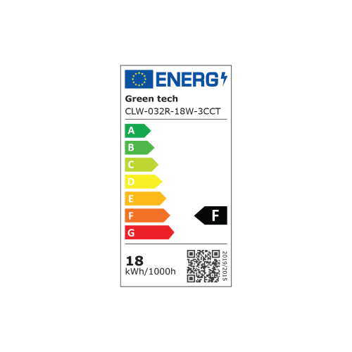 LED plafonjera Green Tech 18W 3CCT IP54 – 28 cm, bijela