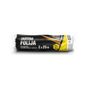 Texo zaštitna folija 50 m² 15 my (2×25 m) – Pakiranje 9 kom
