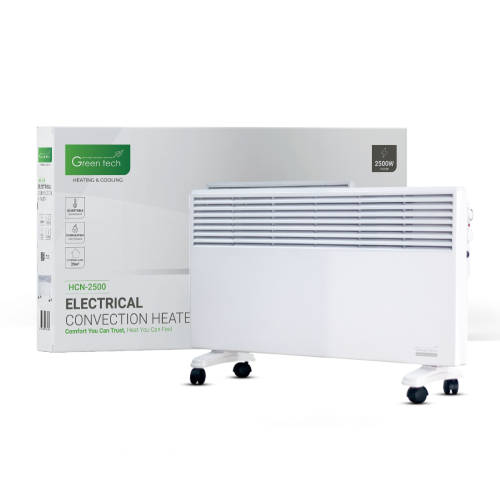 Konvektorska grijalica Green Tech 2500W HCN-2500 – Električna grijalica za 25 m², bijela