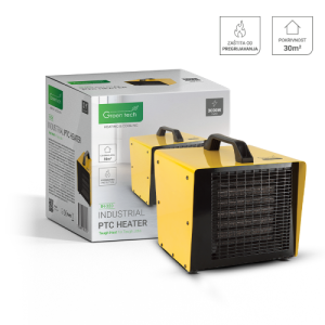 PTC industrijska grijalica Green Tech 3000W IH-320 – Električna keramička grijalica za 30 m²