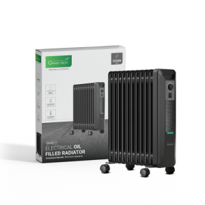 Uljni radijator Green Tech 2500W GH-80-11 – Električni radijator za 35 m², 3 stupnja grijanja