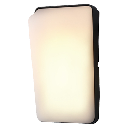 LED vanjska zidna svjetiljka Green Tech YUKON 6W, 3000K, IP65, crna