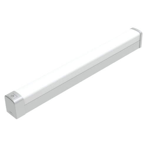 LED kupaonska zidna lampa Green Tech BTS-600, 15 W, 1350 lm, 4000 K, IP44, srebrna, 60 cm