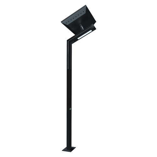 LED solarna ulična svjetiljka Green Tech GT-UL129S-30W, 30W, 3000K, solarno + AC, 3,3 m