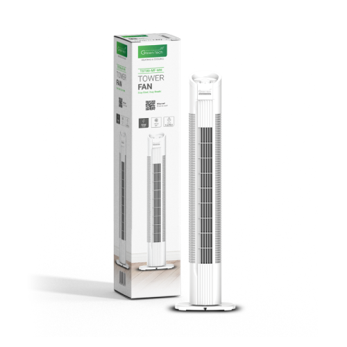 Green Tech Mehanički Stupni Ventilator 31″ 50W – Bijeli (TST08-MF-WH)