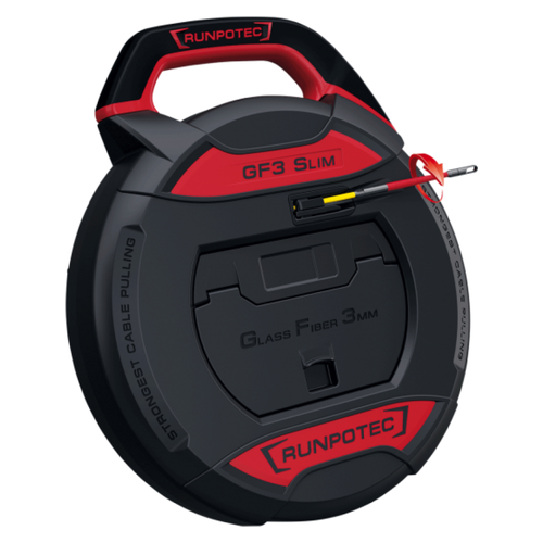 Runpotec GF3 SLIM set za provlačenje kabela, fiberglas sajla Ø 3 mm, 50 m