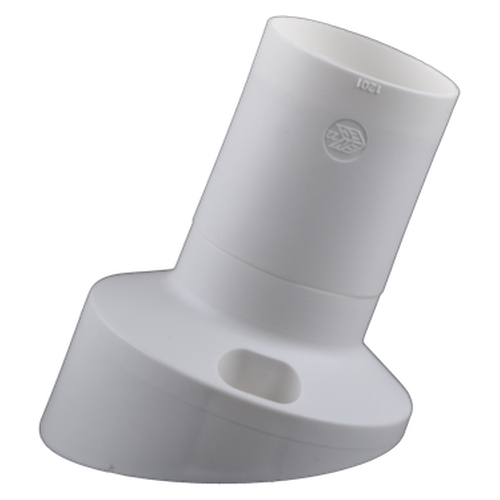 Grlo E27 zidno koso, T180, bijelo