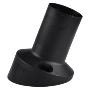Grlo E27 zidno koso, T180, crno