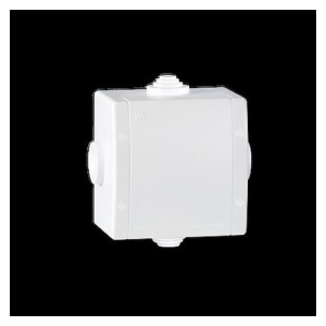 Razvodna kutija nadžbukna s 4 uvoda 80x80mm, IP54, bijela