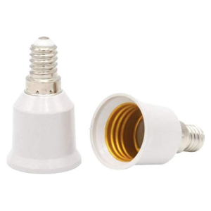Adapter grla E14 u E27, bijeli
