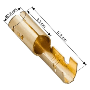 Neizolirani završni tuljci 1,0-1,5 mm², 17,6 mm, Ø 3,3 mm, pakiranje 100 kom