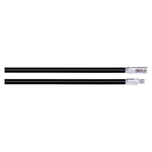 Runpotec RUNPOSTICKS fleksibilna šipka crna/srednje savitljiva Ø 4,5 mm, 2 x 1 m