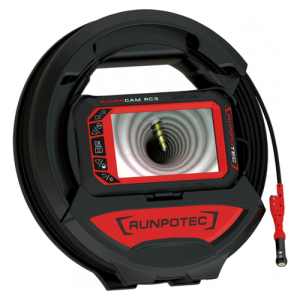 Runpotec RC3 digitalna inspekcijska kamera za cijevi, 15 m kabel s kamerom