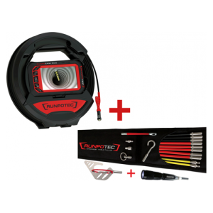 Runpotec RC3 digitalna inspekcijska kamera 15 m + RUNPOSTICKS Comfort set 19 dijelova