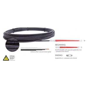 Runpotec RUNPOGLIDER Spiral MET metalna spirala Ø 4 mm za RT 2008, 5 m